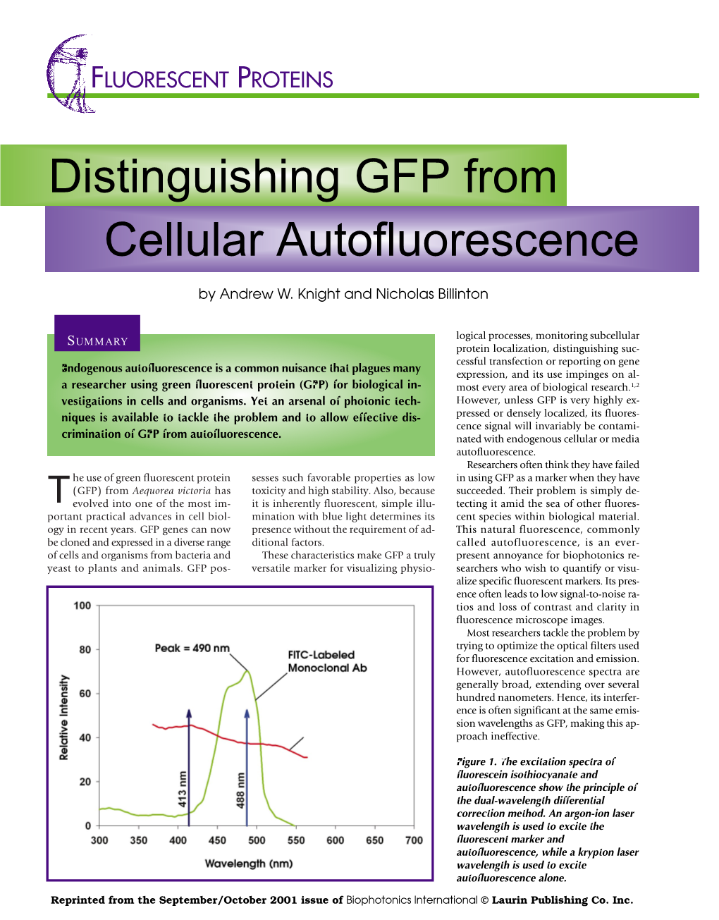 Autofluorescence