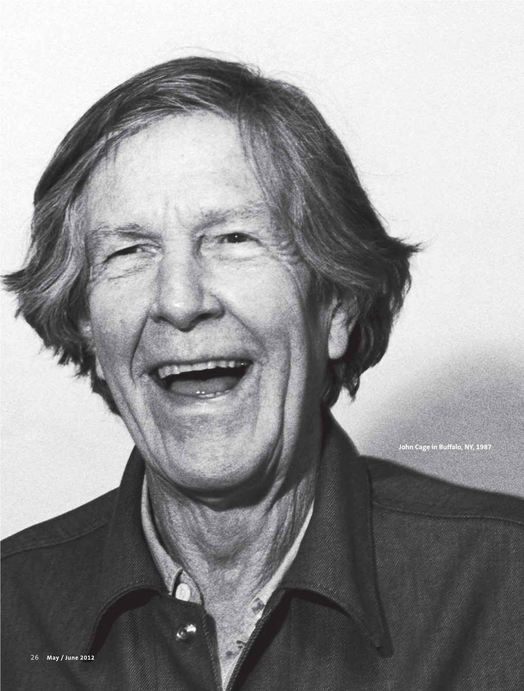 John Cage in Buffalo, NY, 1987