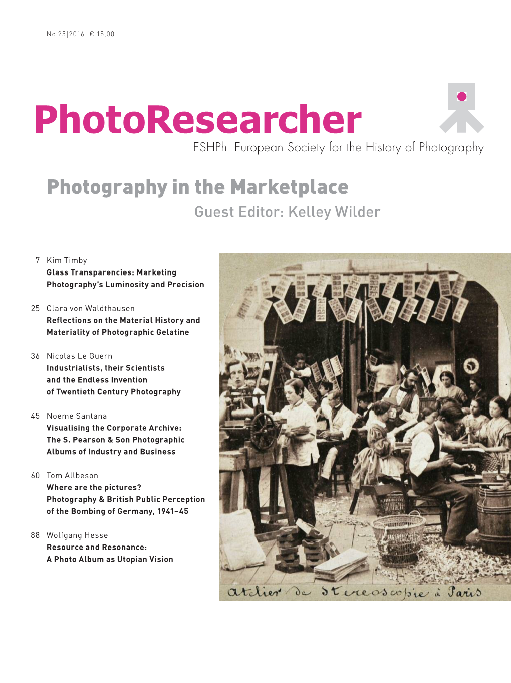 Photoresearcher Eshph European Society for the History of Photography