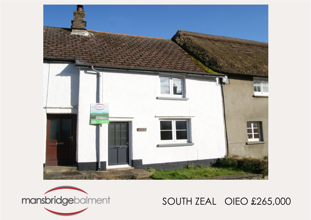 Lavender Cottage, South Zeal, Okehampton EX20 2JR