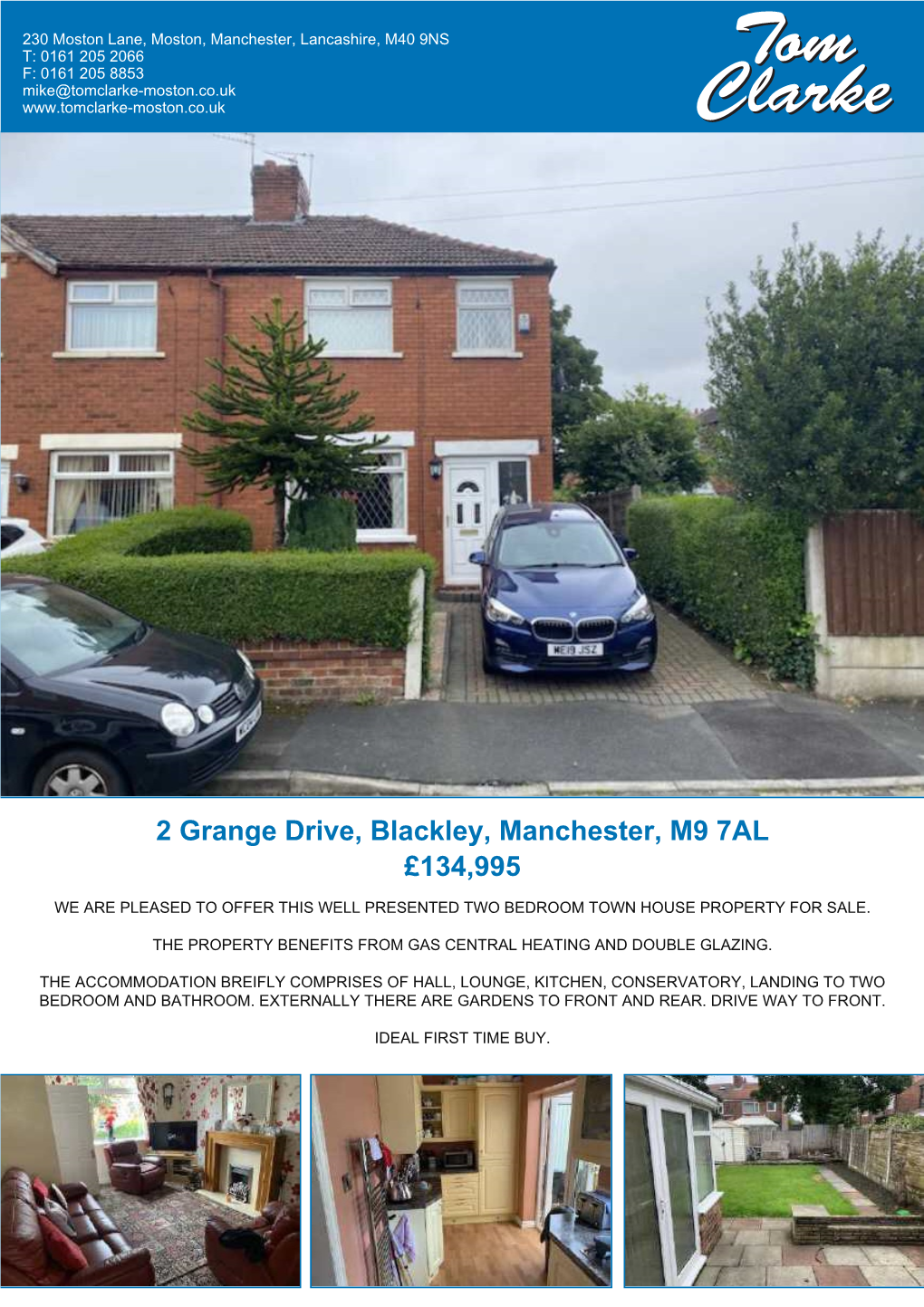 2 Grange Drive, Blackley, Manchester, M9 7AL £134,995