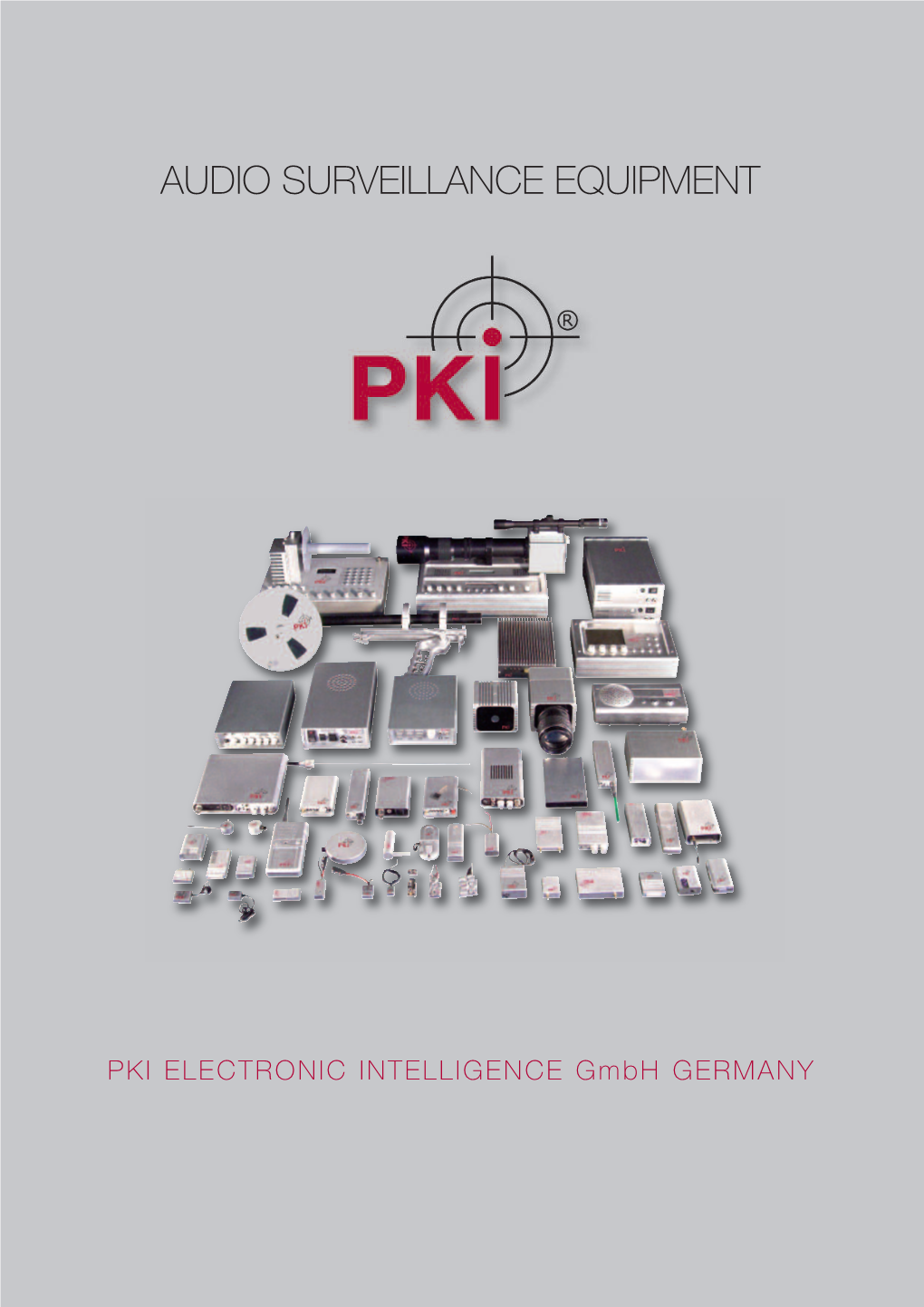 PKI Audio Surveillance Equipment Flyer