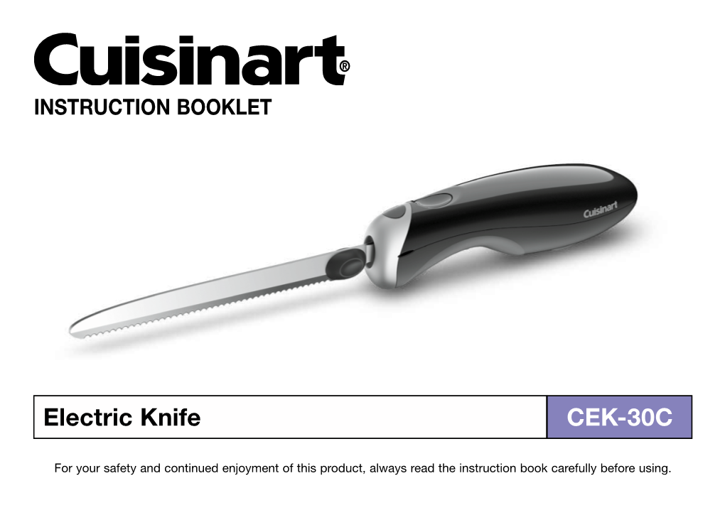 CEK-30C Electric Knife