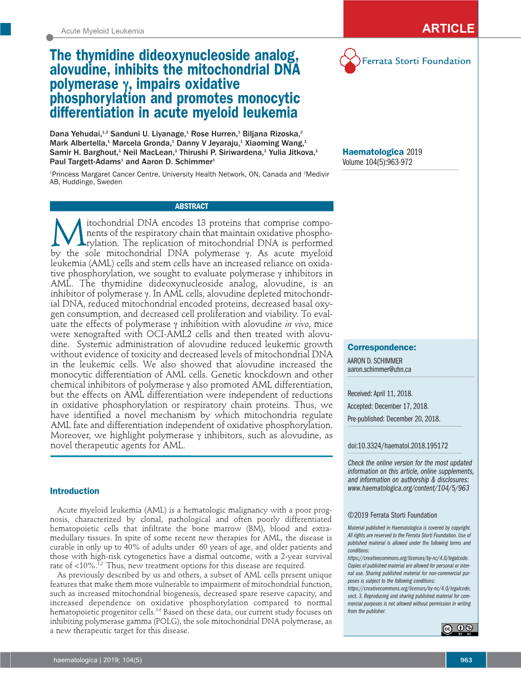 The Thymidine Dideoxynucleoside Analog, Alovudine