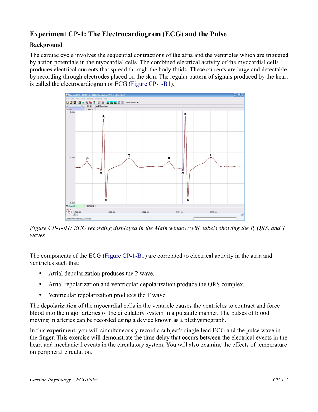 (ECG) and the Pulse