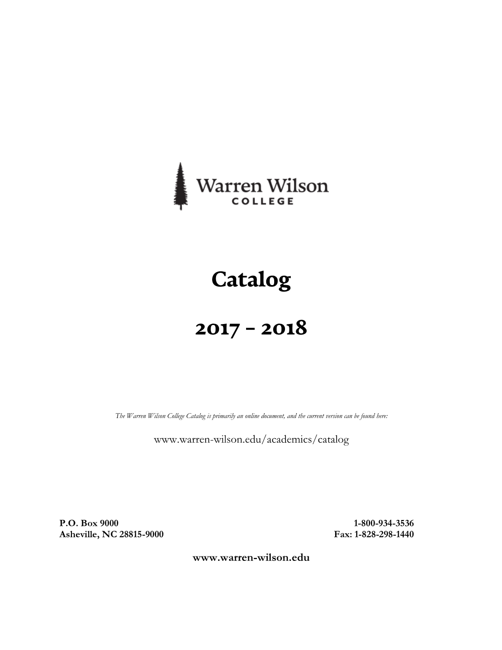 Catalog 2017 – 2018