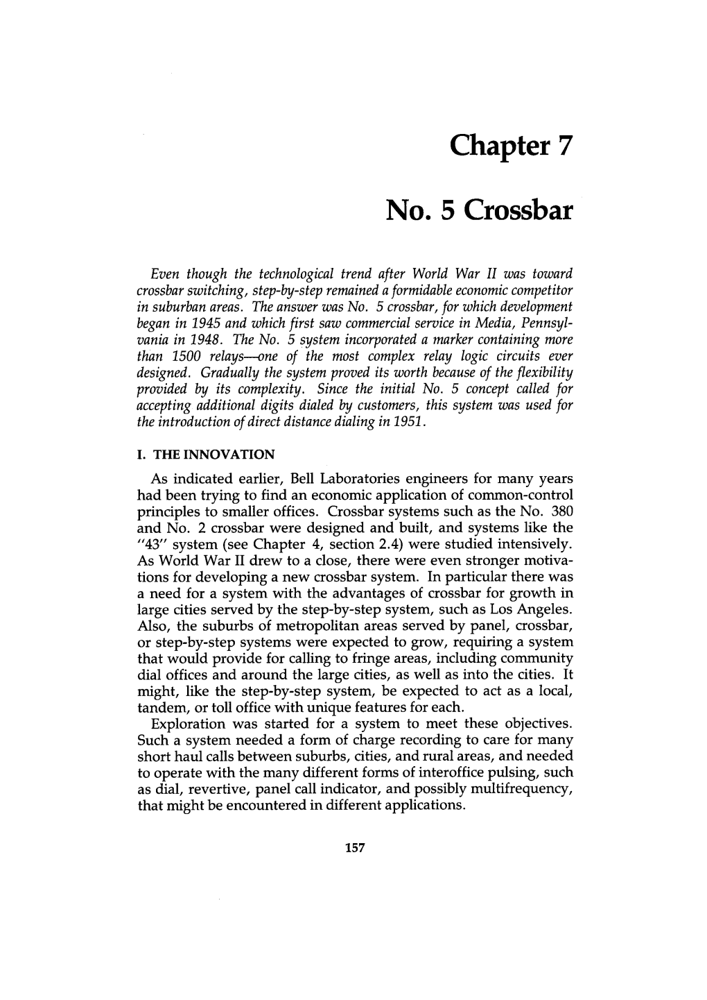 Chapter 7 No. 5 Crossbar