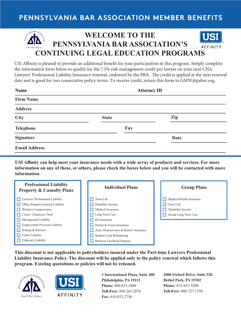 The Pennsylvania Bar Association's Continuing Legal Education Programs