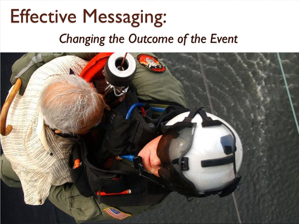 David Sharp Science & Operations Officer NOAA/National Weather Service Melbourne, FL “When the Physical Science Intersects the Social Science”