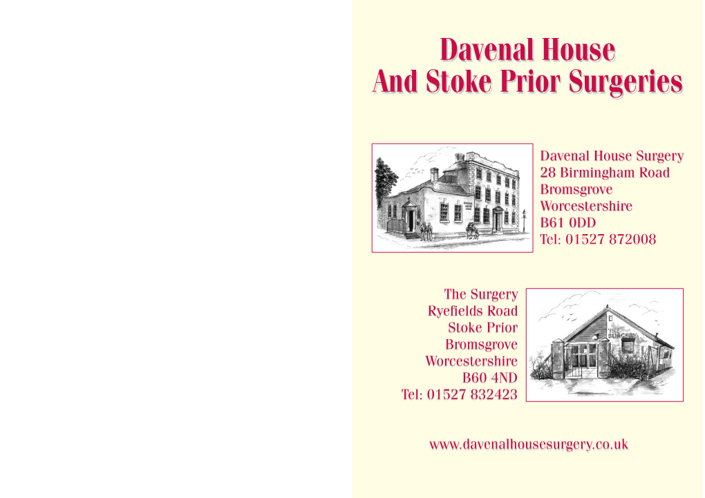 Davenal House and Stoke Prior Surgeries