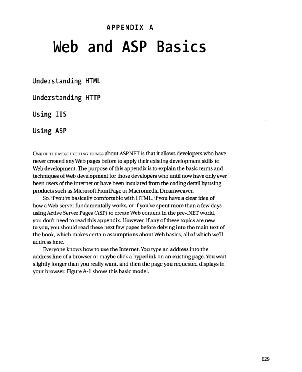 Web and ASP Basics