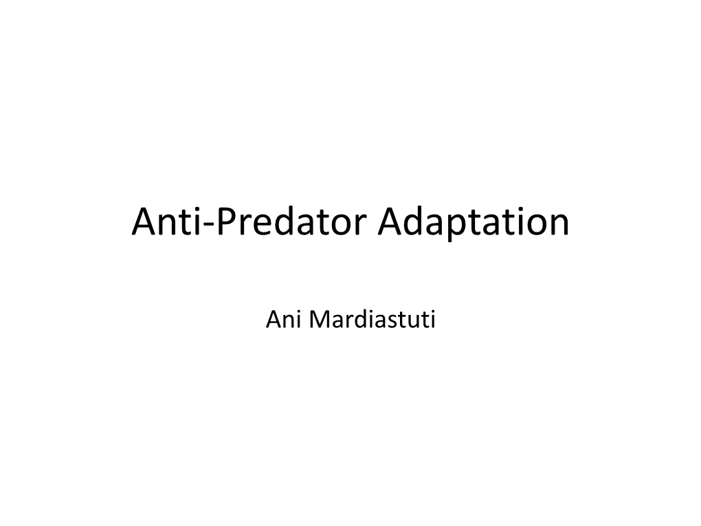 Biopop07 Anti-Predation.Pdf