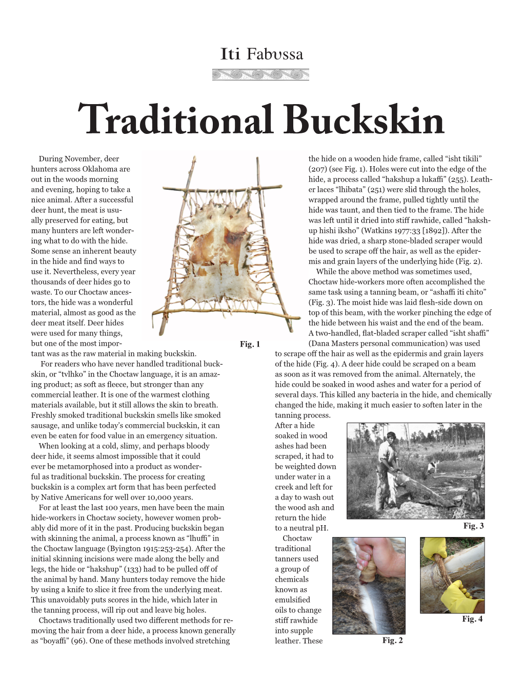 2012.12 Traditional Buckskin