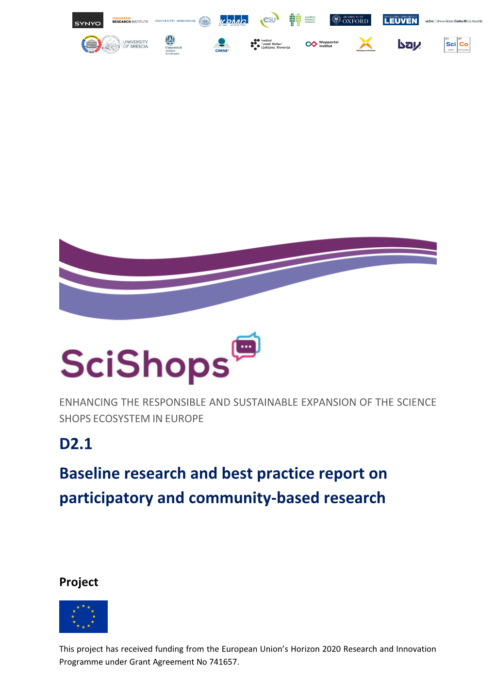 D2.1 Baseline Research and Best Practice Report on Participatory and Community-Based Research