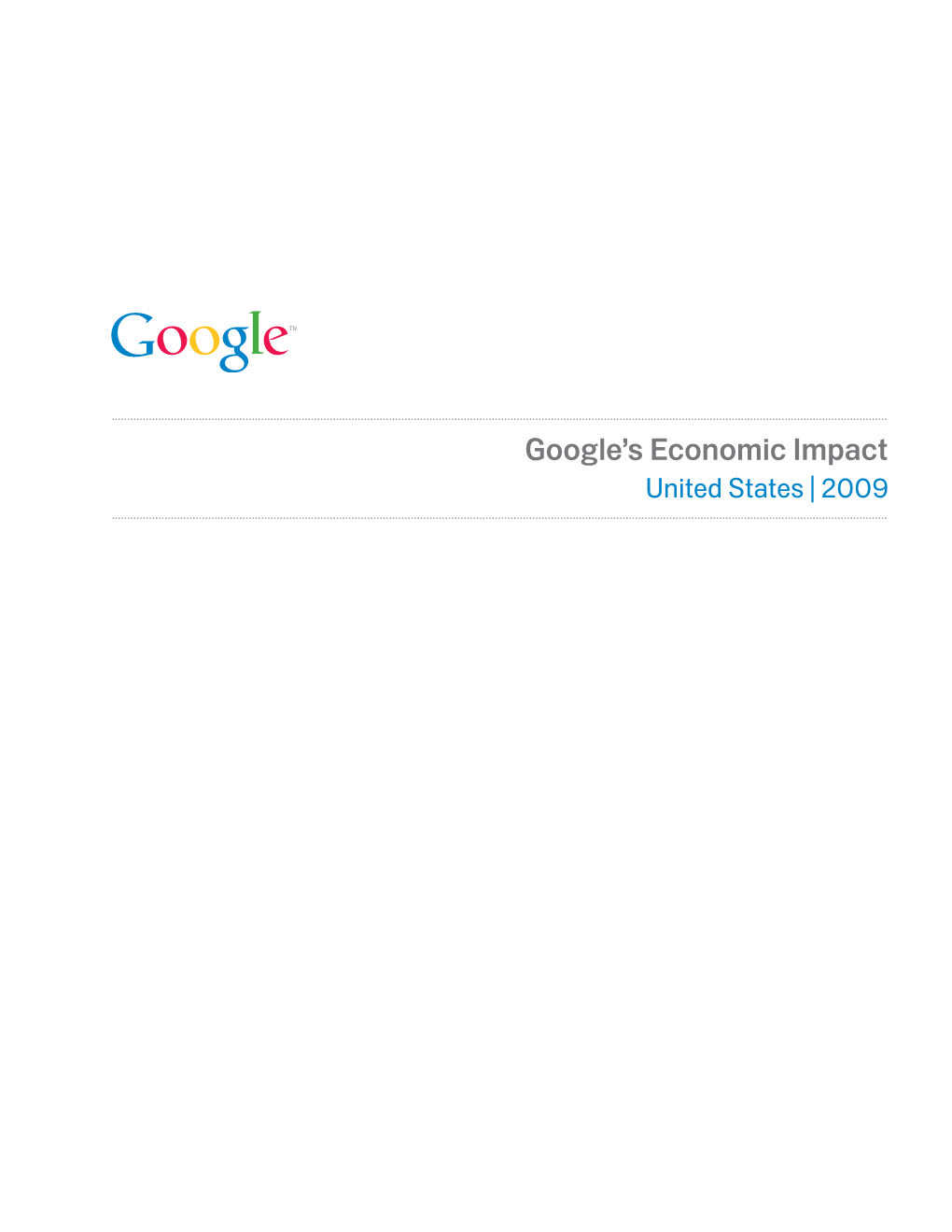 Google's Economic Impact