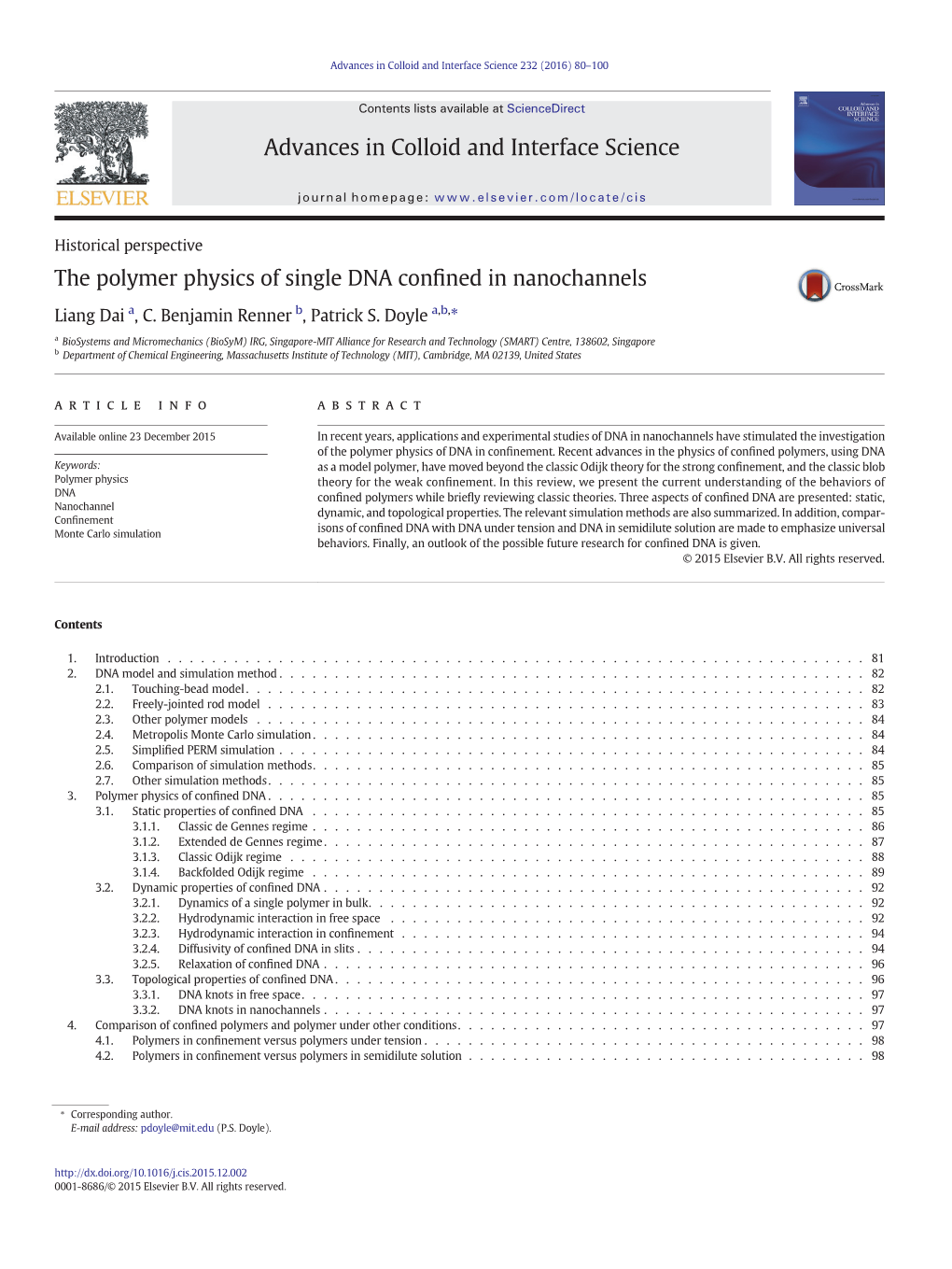 The Polymer Physics of Single DNA Confined in Nanochannels