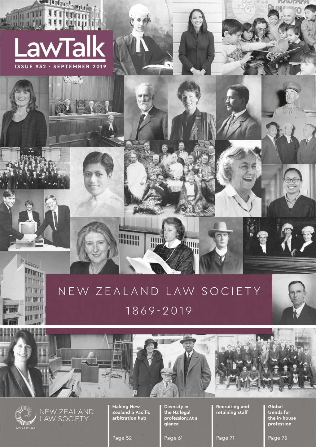 New Zealand Law Society 1869-2019