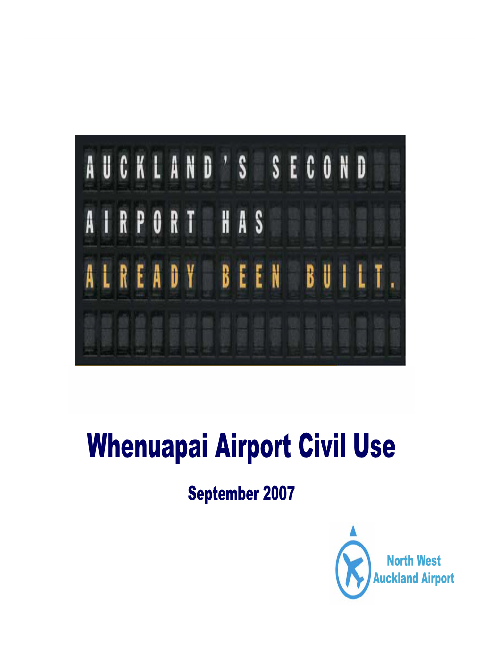 Whenuapai Airport Civil Use September 2007