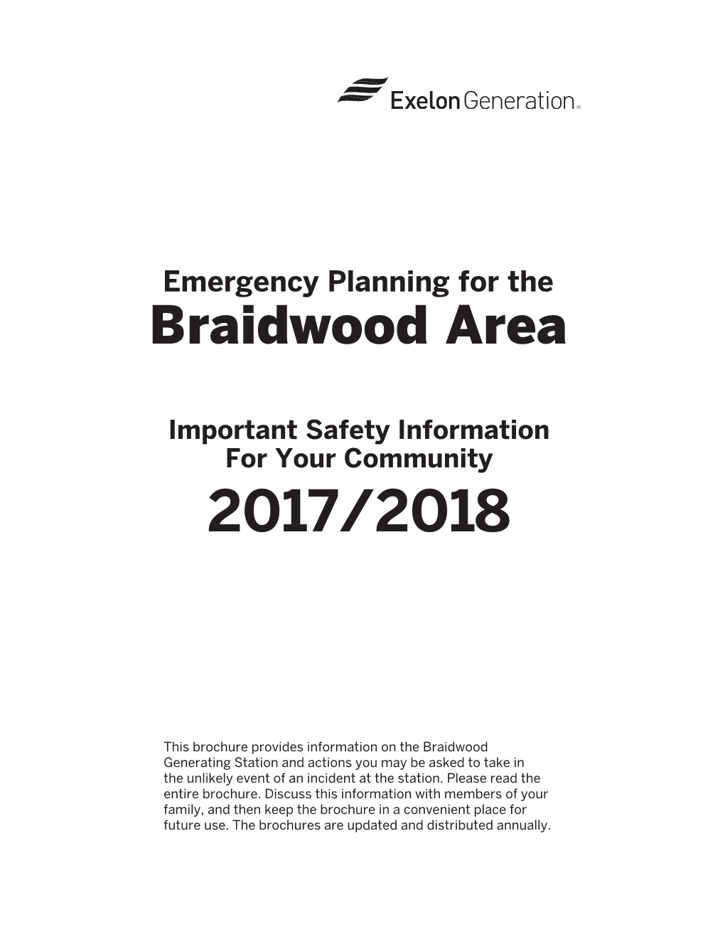 Emergency Planning for the Braidwood Area
