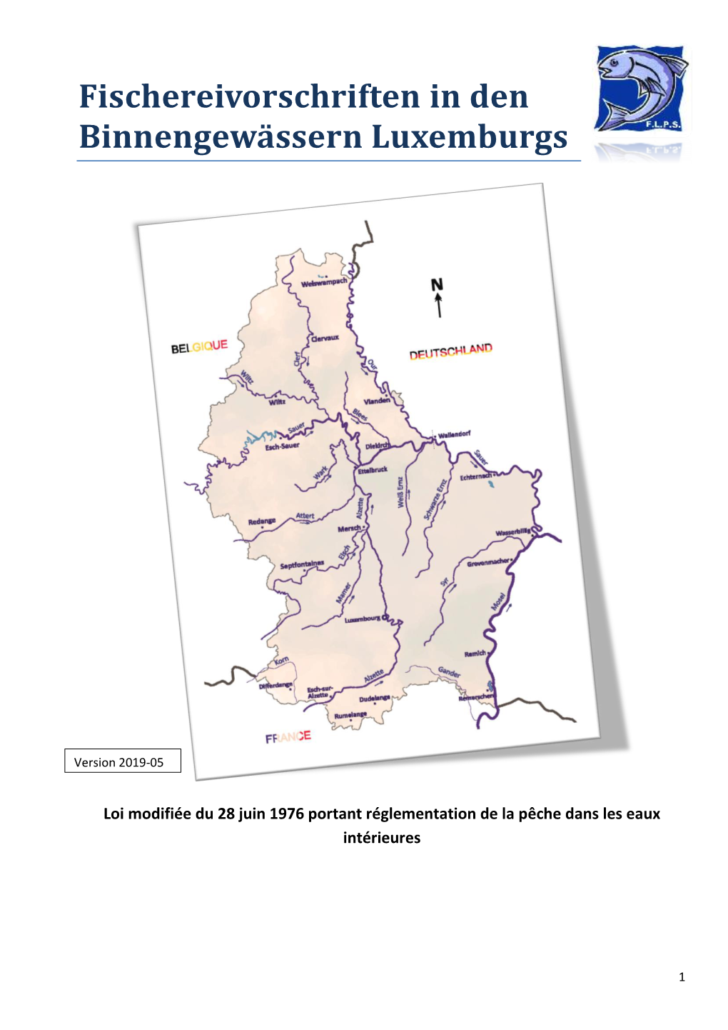 Fischereivorschriften in Den Binnengewässern Luxemburgs