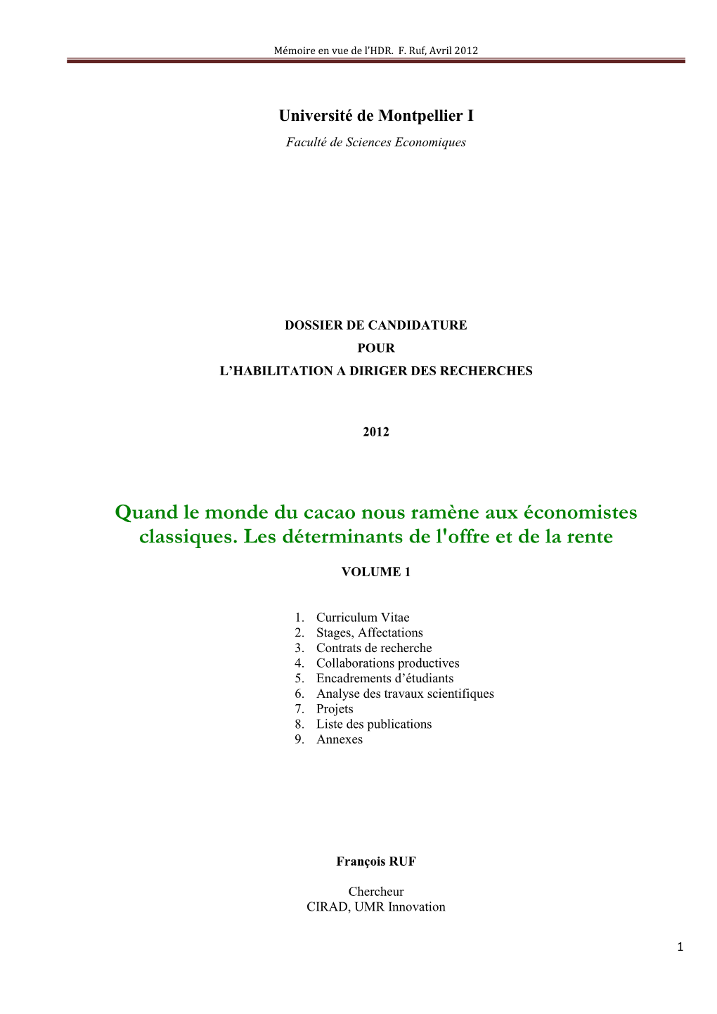 01 Vol 1 Du CV a Analyse Et Projets2