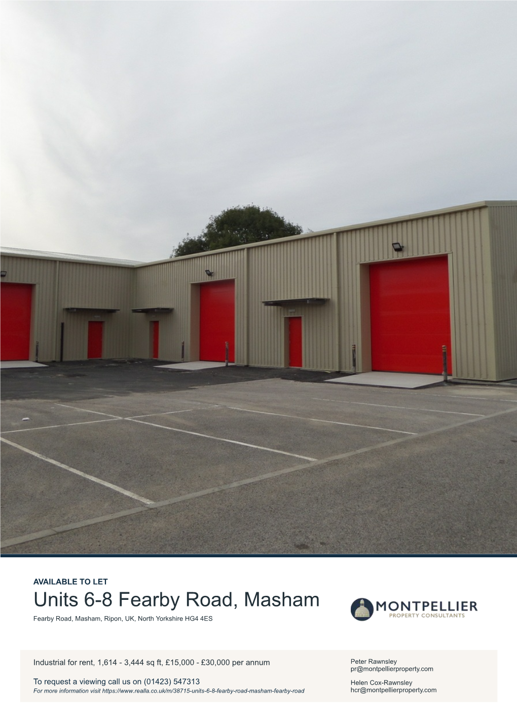Units 6-8 Fearby Road, Masham Fearby Road, Masham, Ripon, UK, North Yorkshire HG4 4ES
