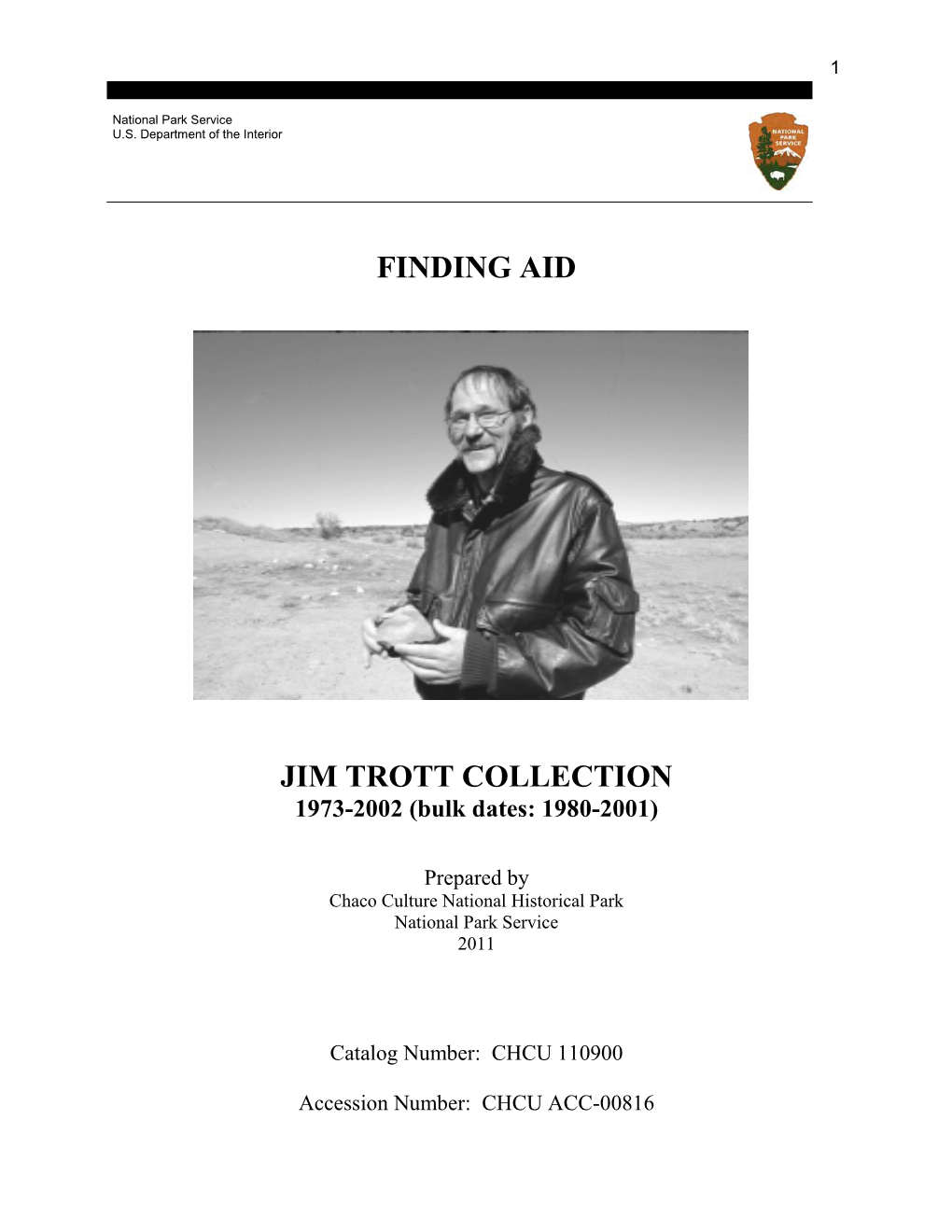 Finding Aid Jim Trott Collection