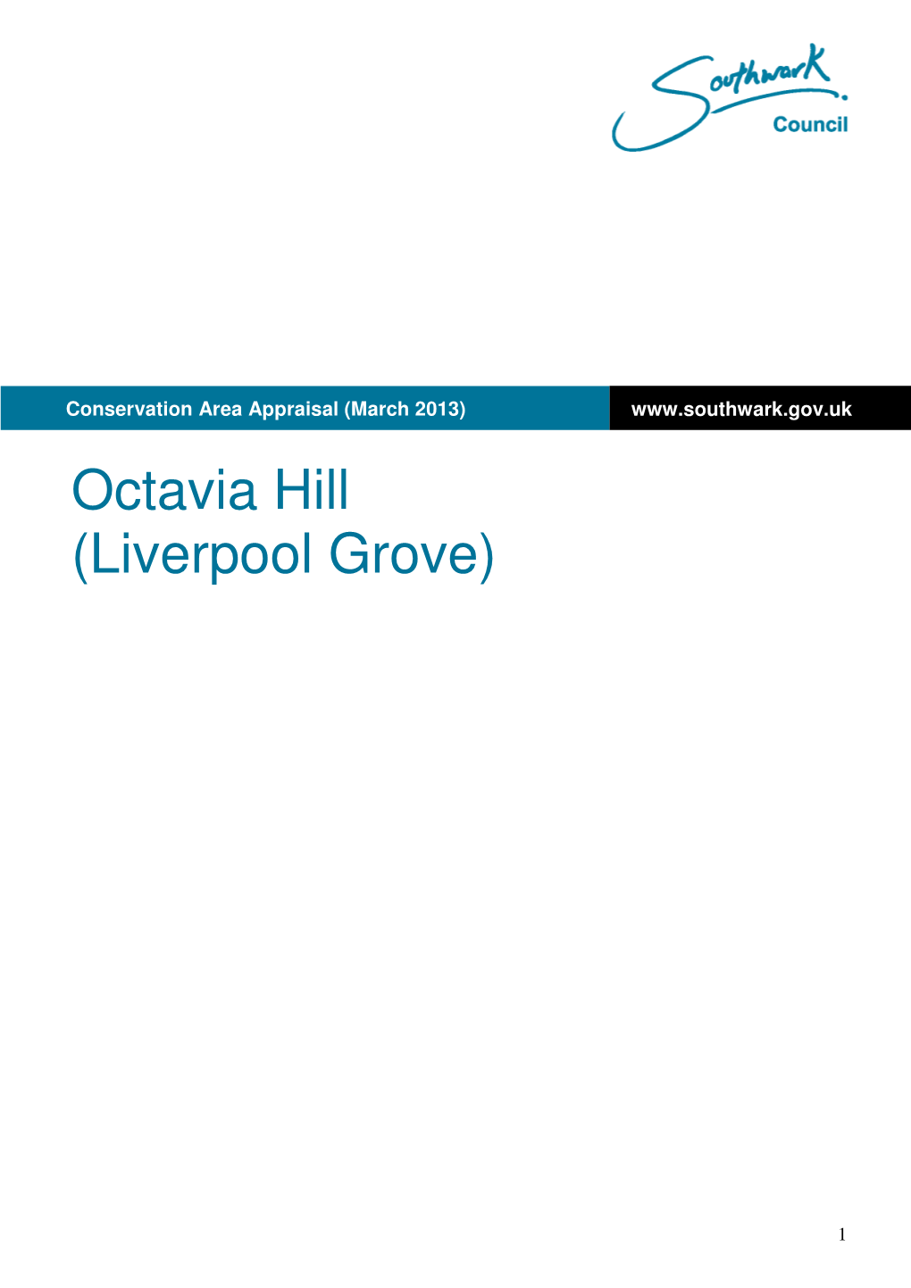 Octavia Hill (Liverpool Grove) Conservation Area