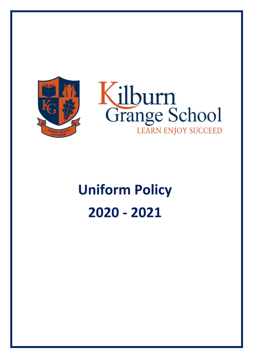 Uniform Policy 2020 - 2021