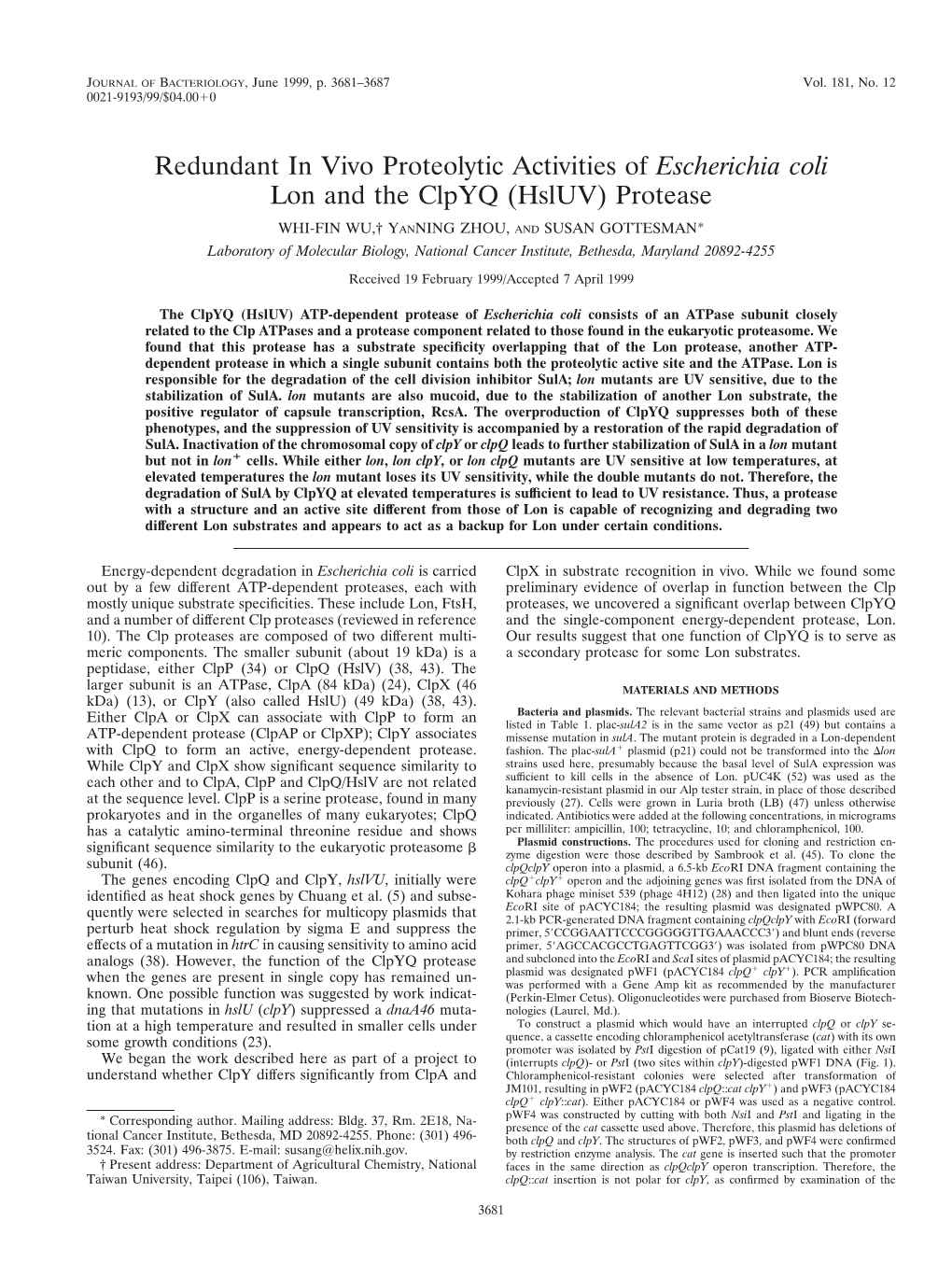 (Hsluv) Protease