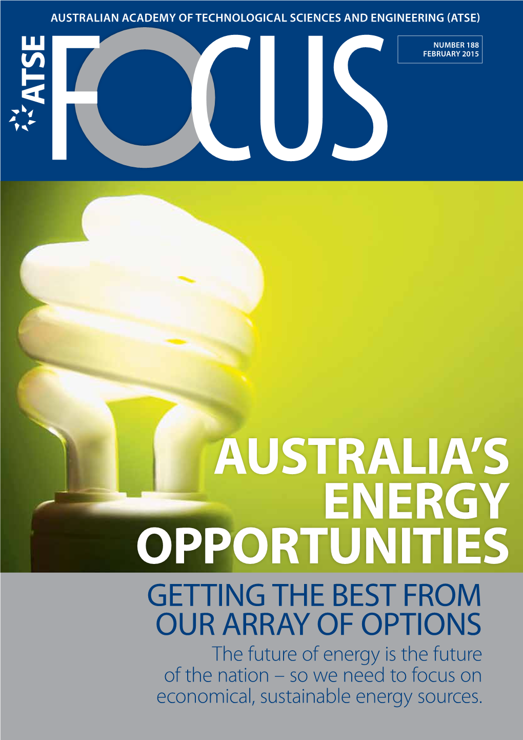 Focus 188: Australia's Energy Opportunities