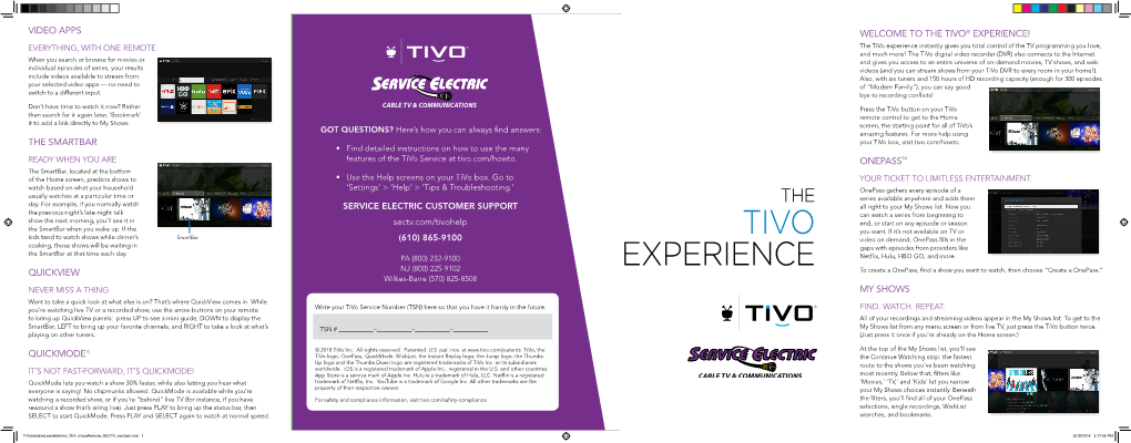 Tivo Experience