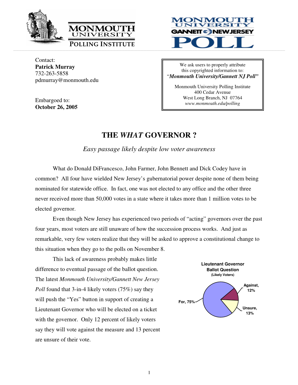 Download This Poll Report with Crosstabs