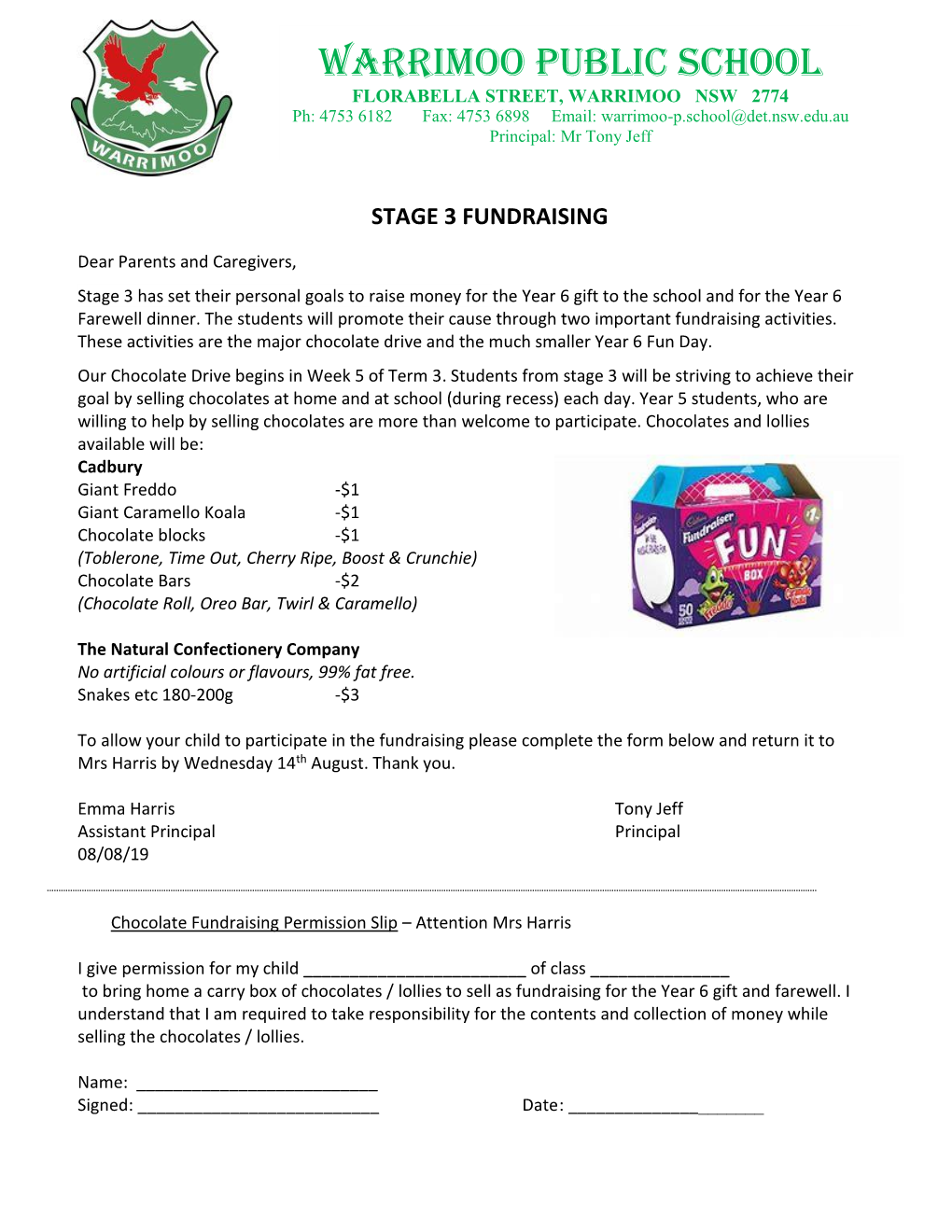 Stage 3 Fundraising