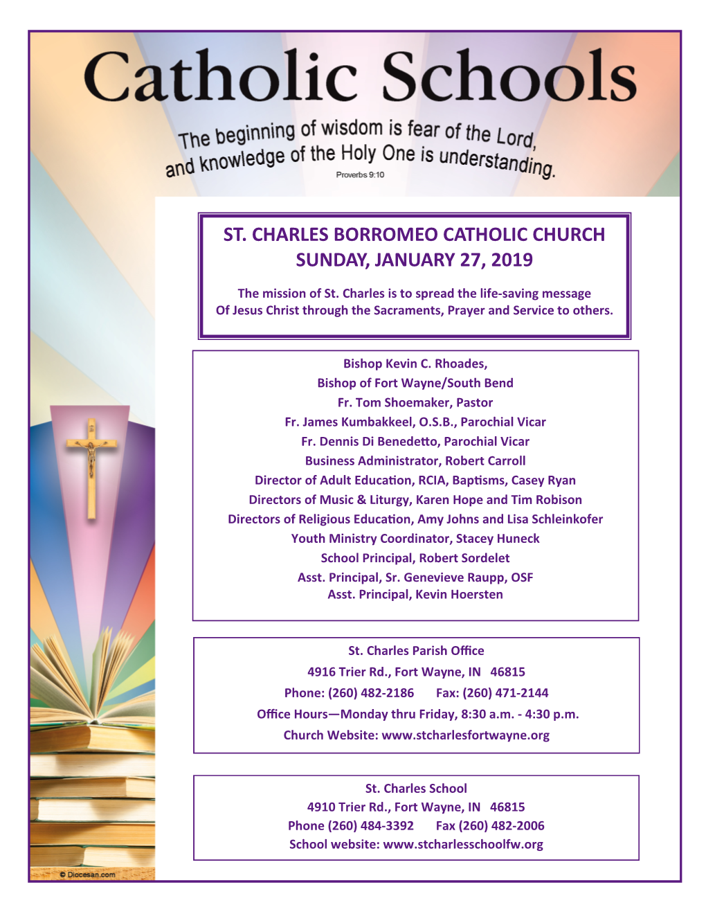 St. Charles Borromeo Catholic Church Sunday, January 27, 2019