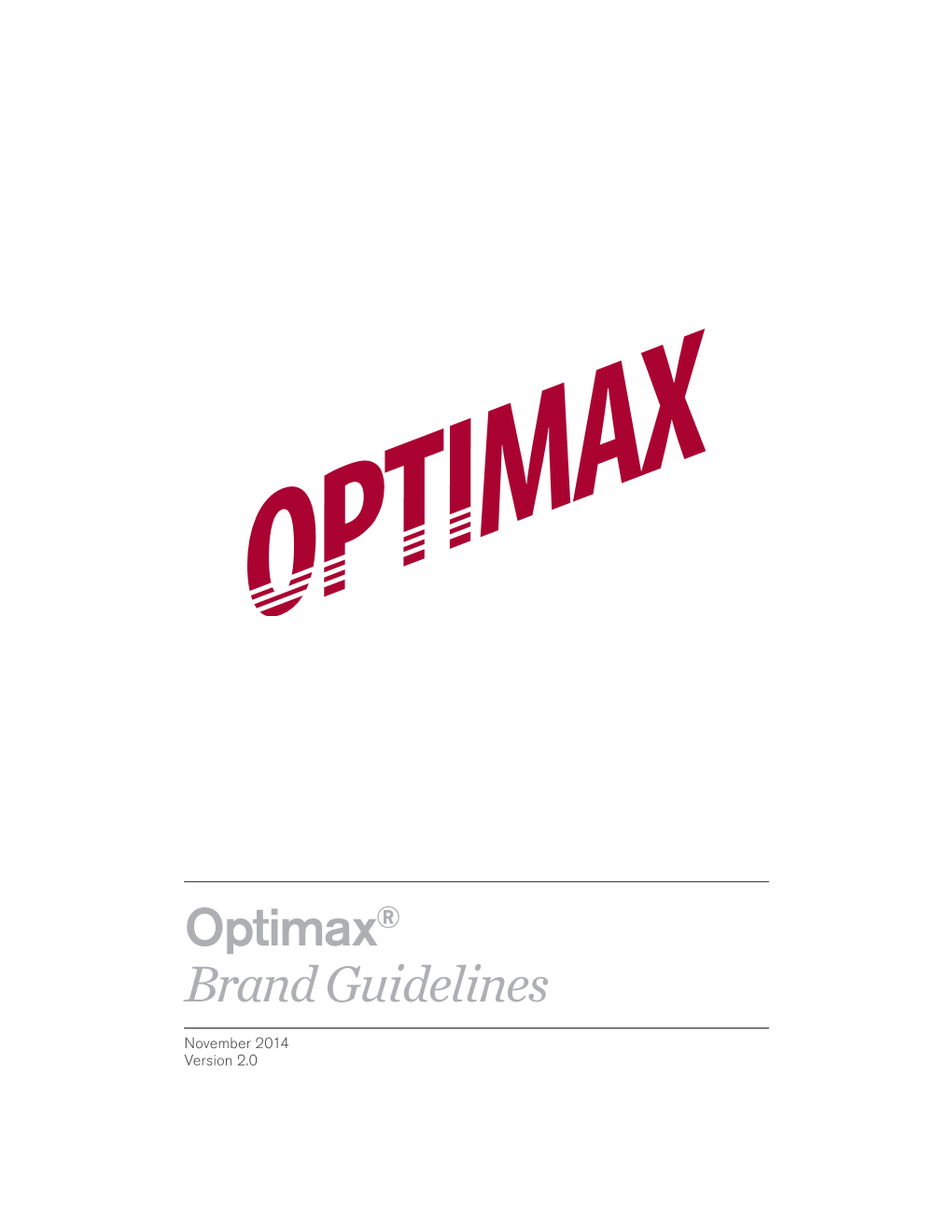 Optimax® Brand Guidelines