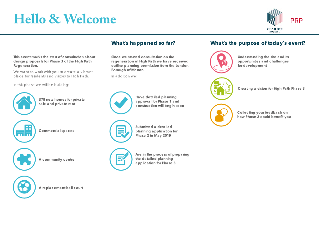 Phase 3 Consultaton Boards