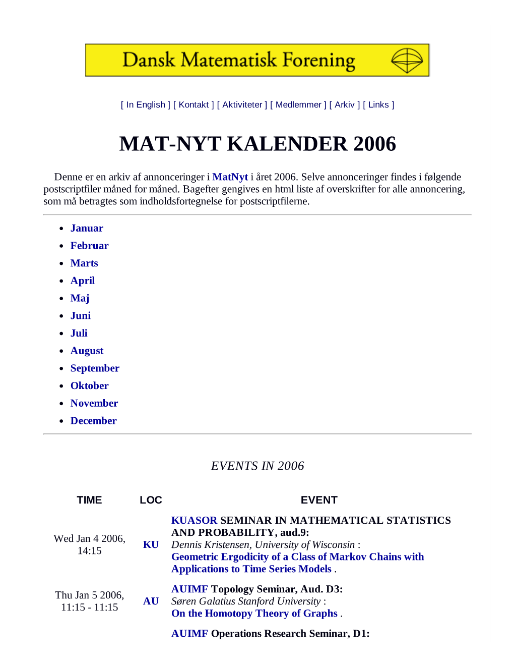 Matnyt Kalender 2006