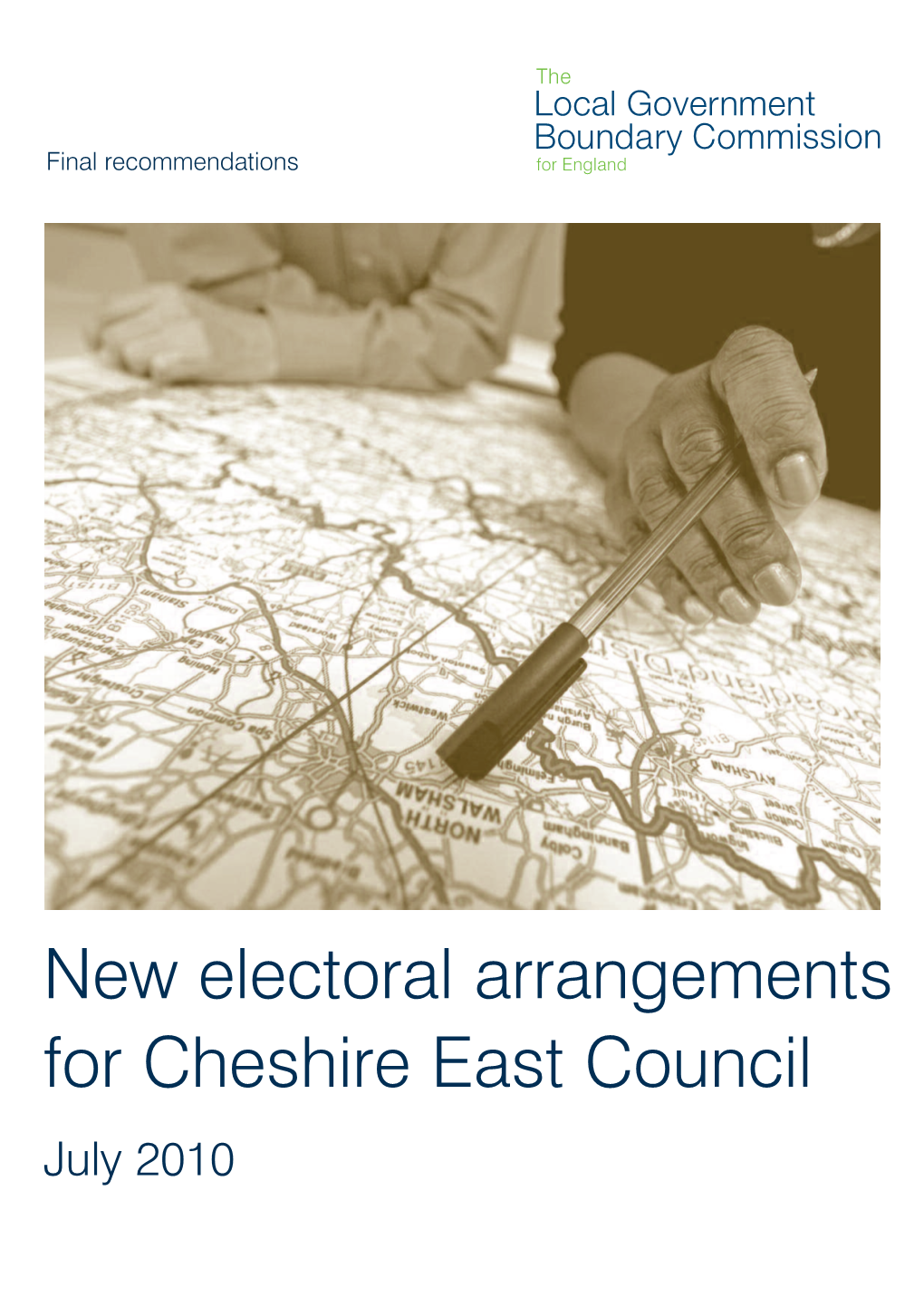 New Electoral Arrangements for Cheshire East Council