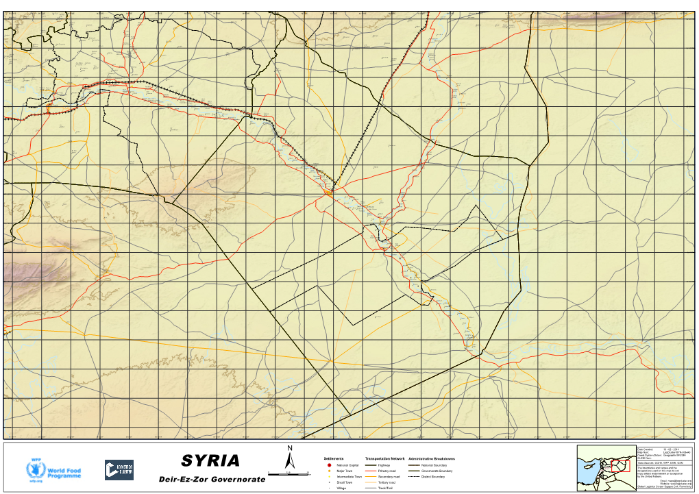 Deir-Ez-Zor Governorate ! Small Town Tertiary Road Website