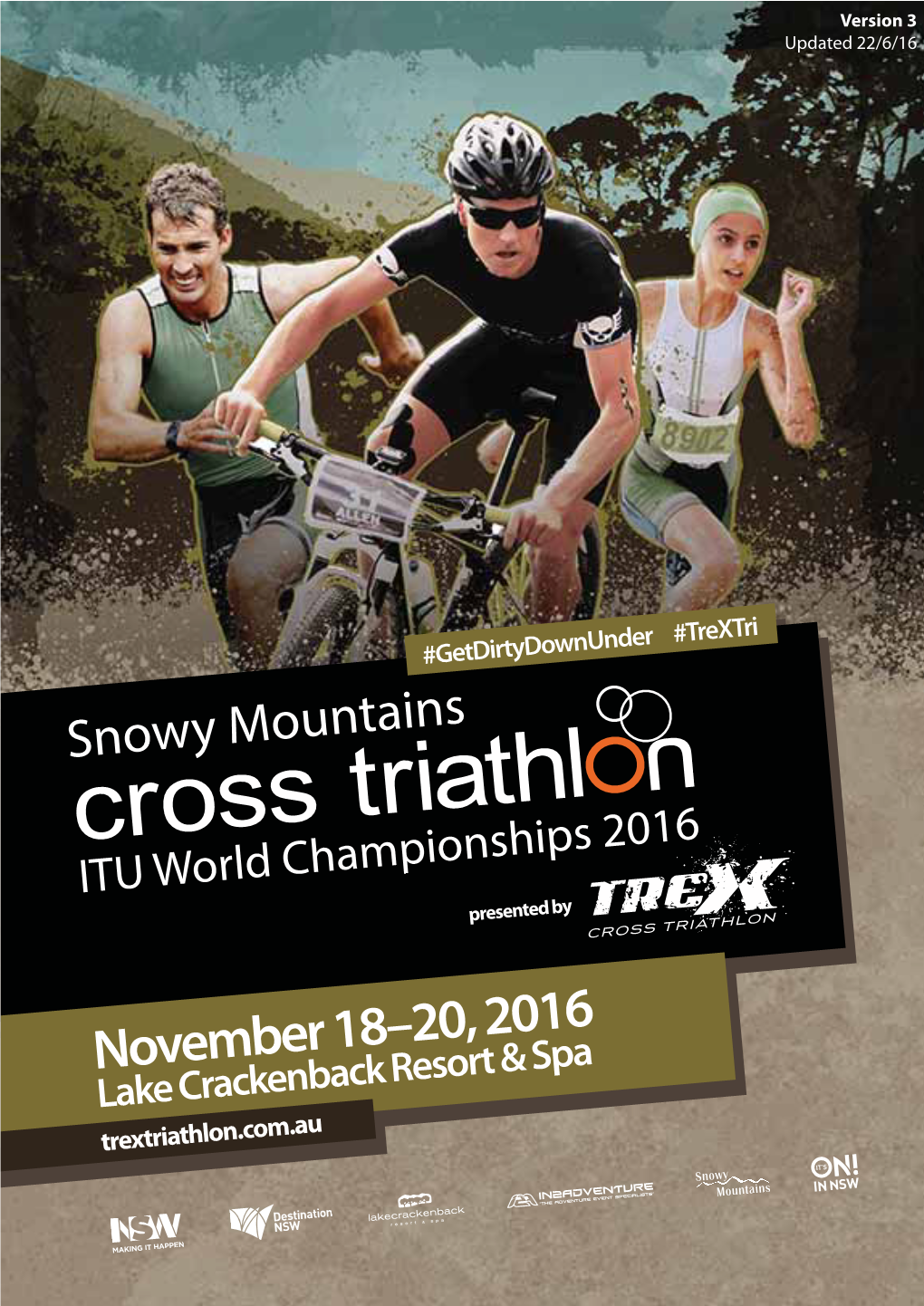 November 18–20, 2016 Lake Crackenback Resort & Spa Trextriathlon.Com.Au Welcome from the NSW Government