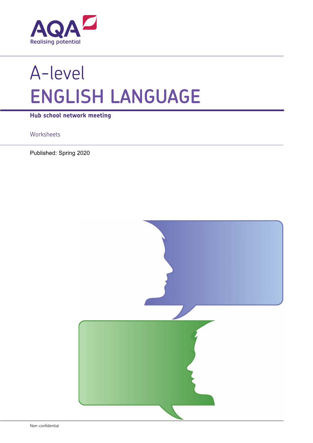 A-Level English Language Networking Hub Spring 2020