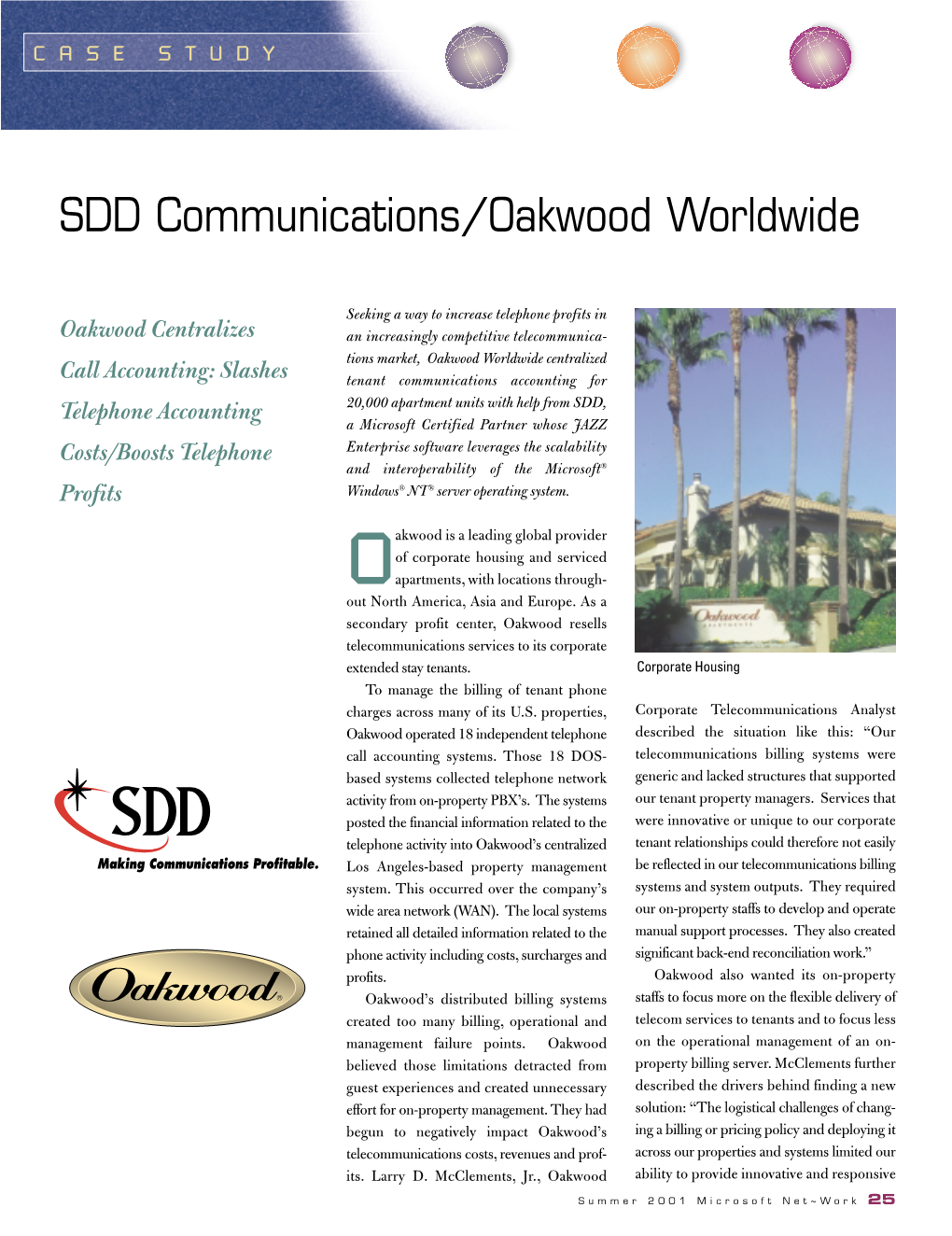 SDD Communications/Oakwood Worldwide