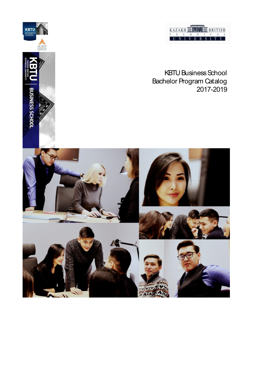 KBTU Business School Bachelor Program Catalog 2017-2019