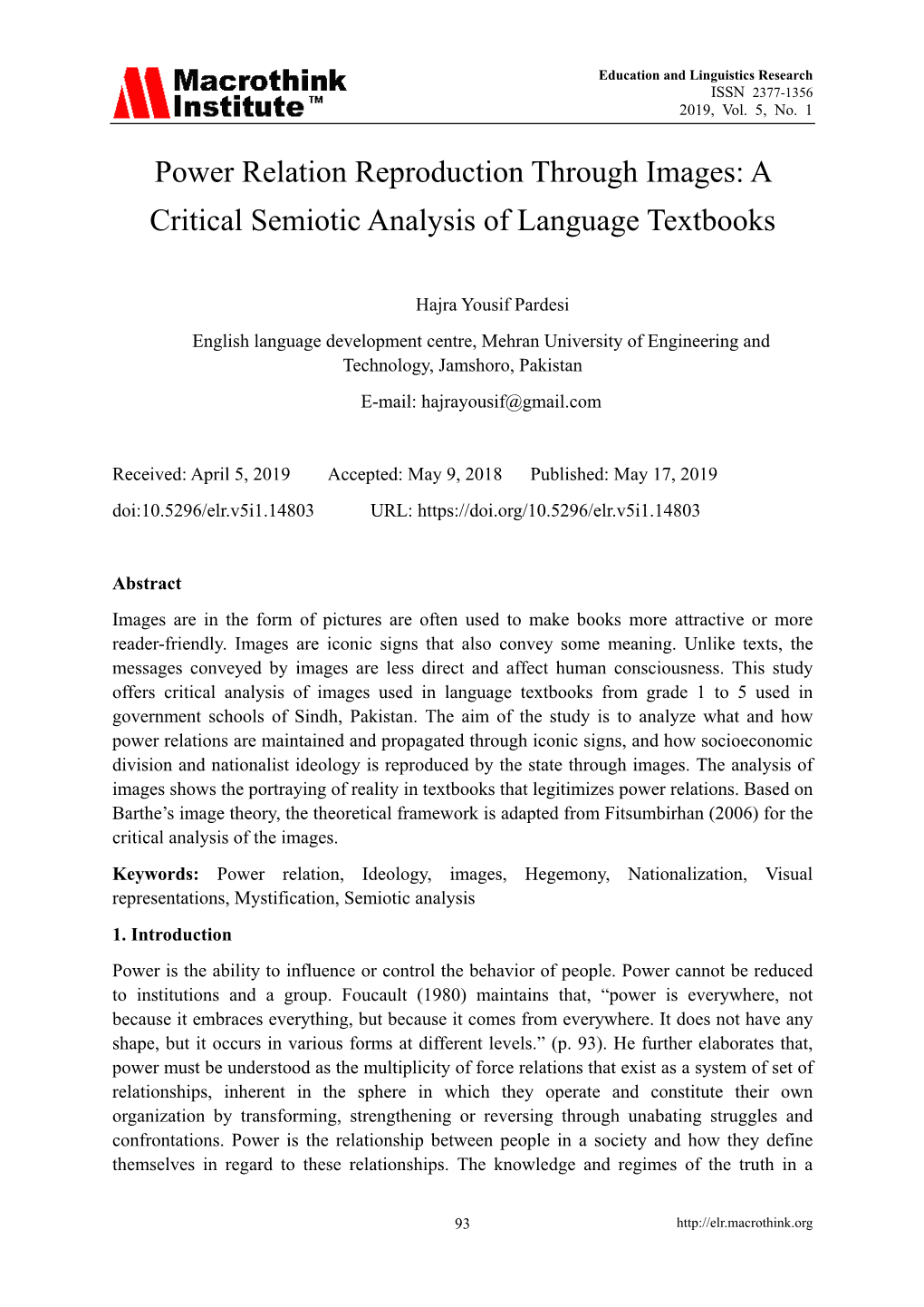 A Critical Semiotic Analysis of Language Textbooks