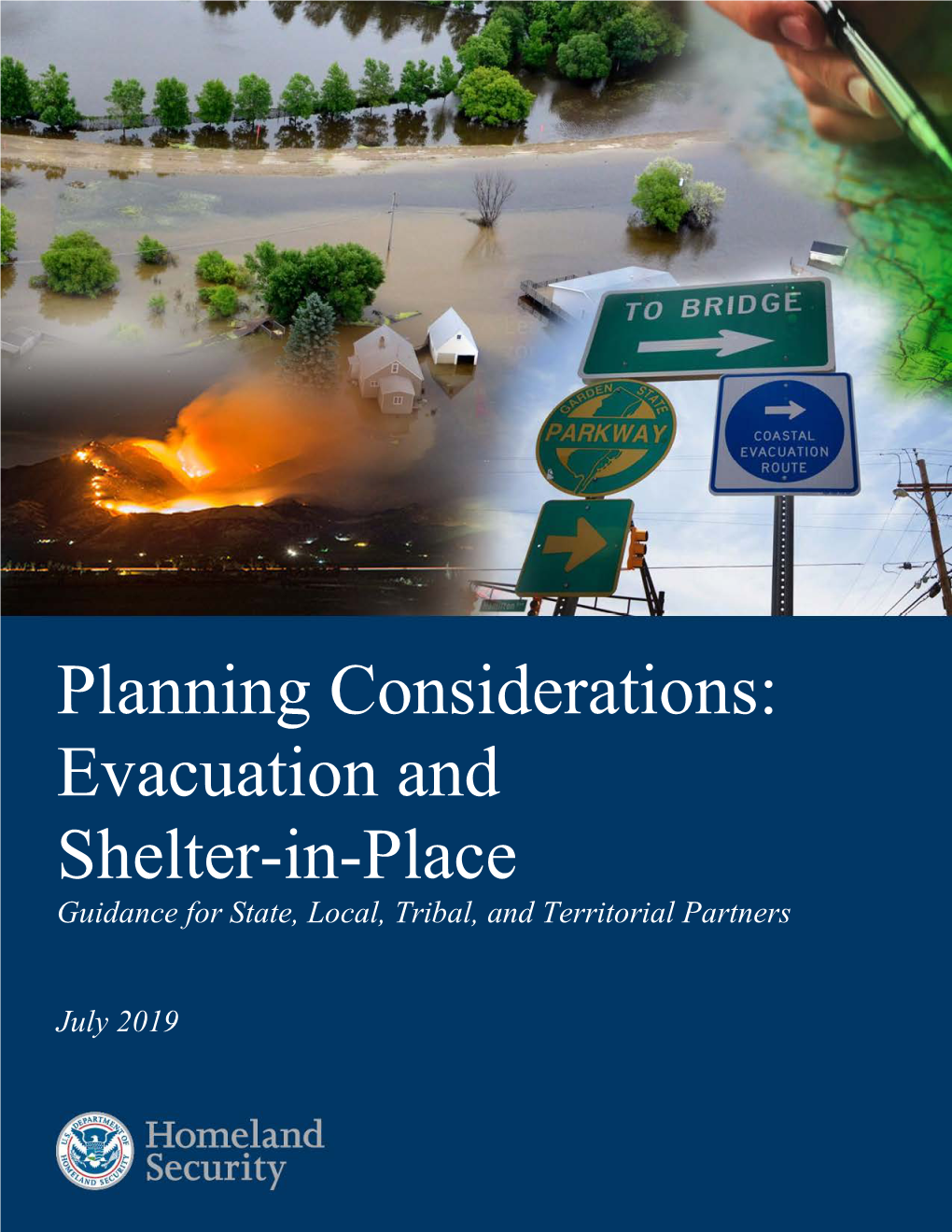 Planning Considerations: Evacuation and Shelter-In-Place Guidance for State, Local, Tribal, and Territorial Partners