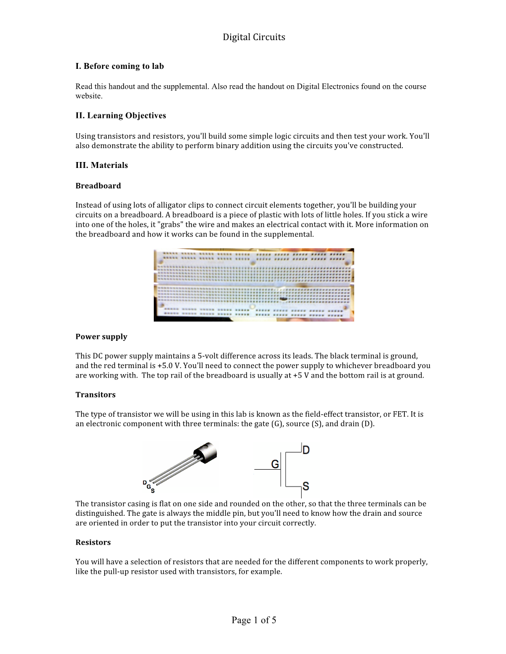 Digital Circuits