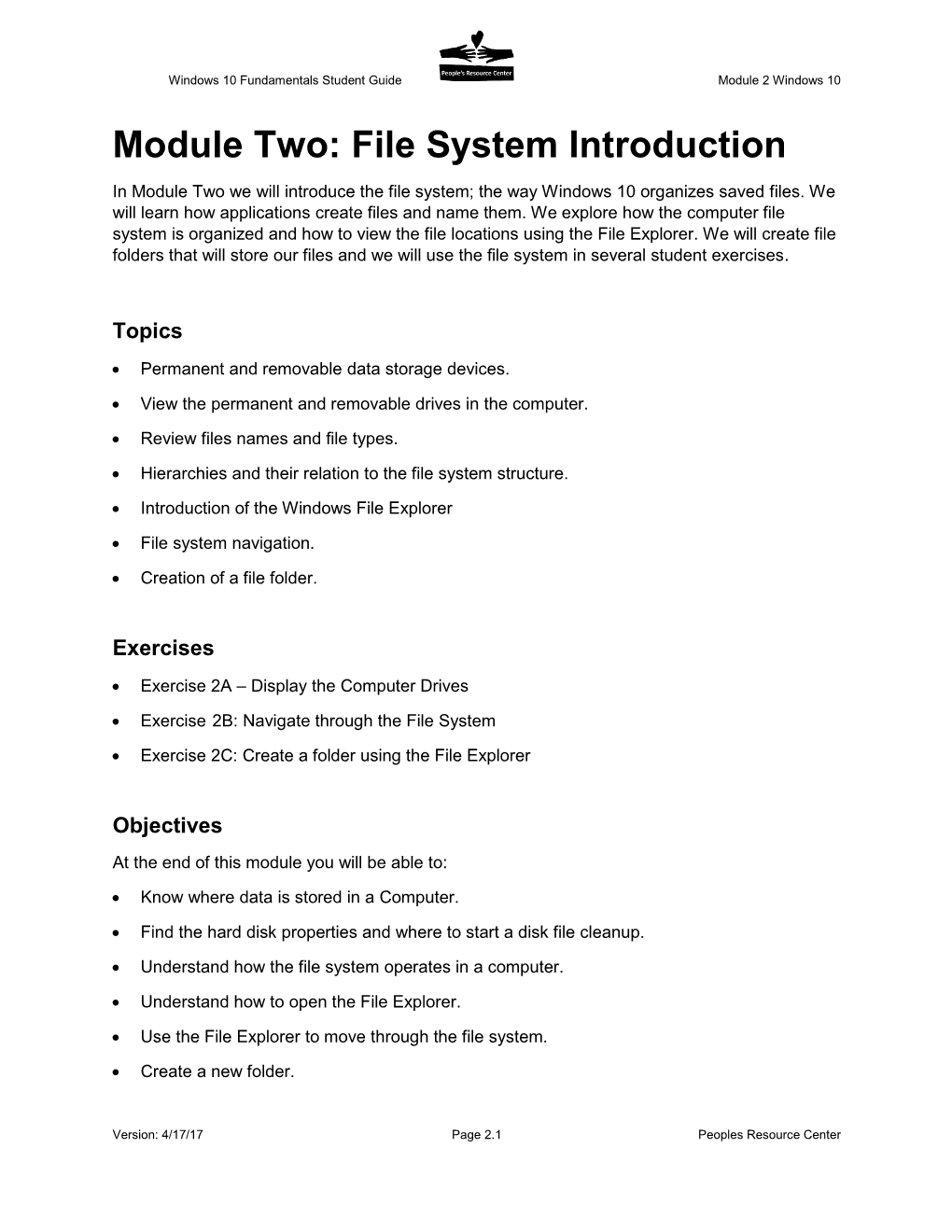 Windows 10 Fundamentals Module 2-2017-04-01