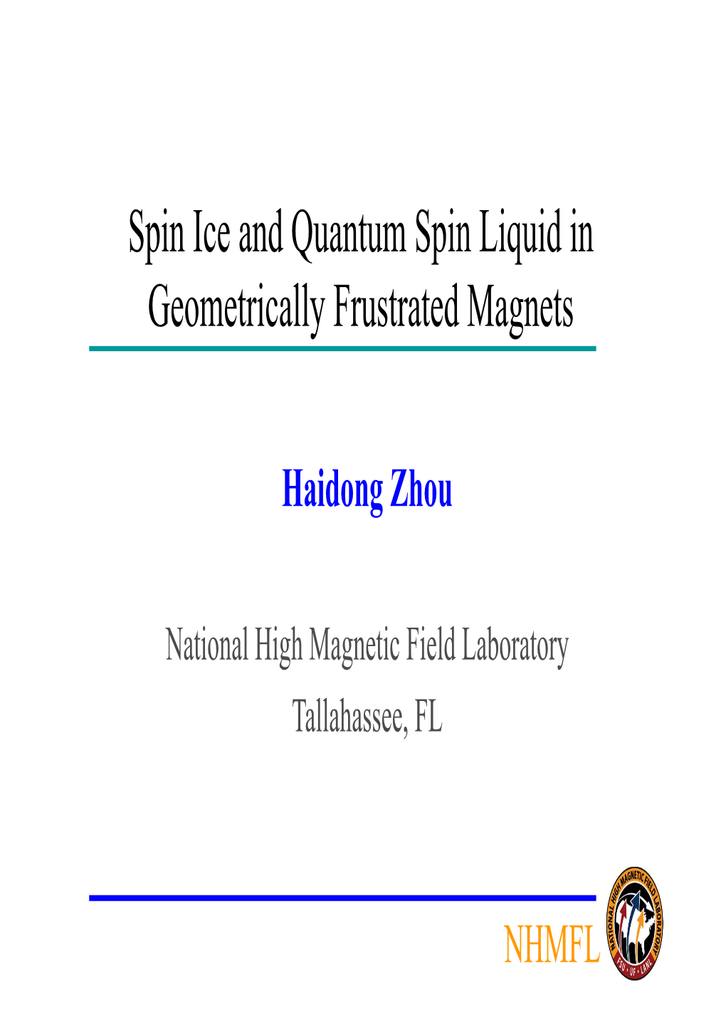 Spin Ice and Quantum Spin Liquid in Geometrically Frustrated Magnets