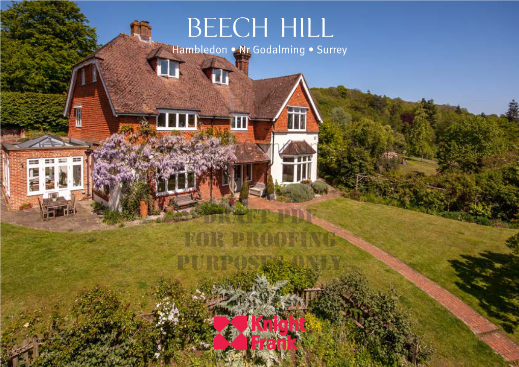 Beech Hill Hambledon • Nr Godalming • Surrey